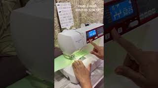 Usha Dream Maker 120 Computerized Automatic Sewing Machine Demo  How to use Electric Sewing Machine [upl. by Ecinereb]