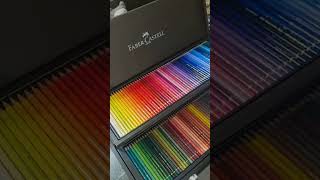 Unboxing the 120 polychromos colored pencilsunboxingfabercastellpolychromoscoloredpencelscute [upl. by Ciprian581]