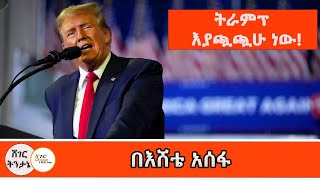 Sheger FM Tintane  ትራምፕ እያጯጯሁ ነውDonald Trump በእሸቴ አሰፋ Eshete Assefa ShegerFM1021Radio [upl. by Lipkin250]