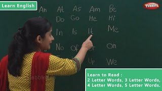 Reading 2 Letter Words  3 Letter Words  4 Letter Words  5 Letter Words  Learn English [upl. by Paderna]