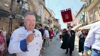 DESFILE 2024 COFRADÍAS ASISTENTES AL LXXII CAPITULO SERENISIMO DE LA COFRADÍA DEL VINO DE ALBARIÑO [upl. by Noyes561]