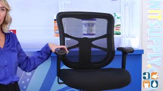 Alera Elusion Series Mesh Mid Back SwivelTilt Chair Black [upl. by Nawotna]