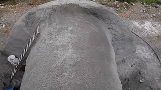 Standing on Top of a Finished 30x40 Concrete Quonset Hut Underground in 2010 [upl. by Attelrac]