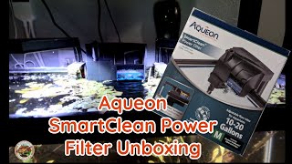 Unboxing amp Testing the Aqueon SmartClean Power Filter for Aquariums [upl. by Smail]