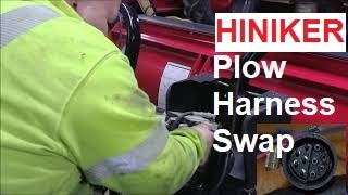 Hiniker Plowside Wiring harness swap [upl. by Eihctir]