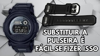 Veja como substituir a pulseira do casio gshock G001BB [upl. by Quinlan]