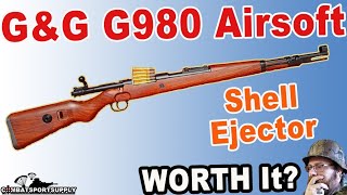 GampG G980 SE Kar98k Shell Ejecting Airsoft Bolt Action WORTH It airsoft [upl. by Encratia]