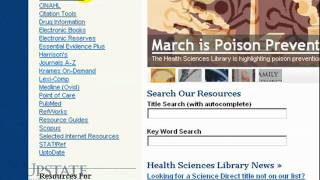 Chapter 2  Accessing MEDLINE Ovid at the Health Sciences Library [upl. by Underwood518]