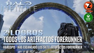 Halo Infinite  Todos los Artefactos Forerunner  Archivos Forerunner  Logro Haruspis 2 LOGROS [upl. by Gusti]