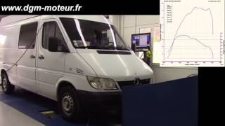 Reprogrammation DGM Mercedes Benz Sprinter 311 110ch [upl. by Lauritz]