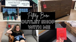 Pottery Barn outlet Shop With Me [upl. by Anirbaz551]