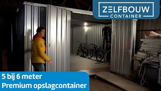 5 bij 6 meter Premium opslagcontainer [upl. by Aliehc809]