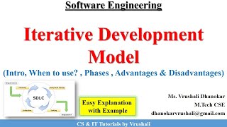 SE 5  Iterative Development Model  Complete Explanation  Software Engineering [upl. by Assetnoc209]