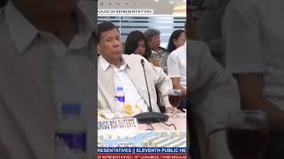 Quote “The master list was there when I assumed the presidency”  Rodrigo Duterte at Quad Comm [upl. by Adnerak708]