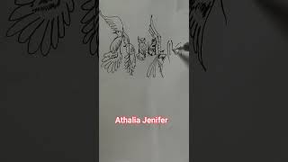 Athalia Jenifer art tulisindah calligraphy [upl. by Lem]