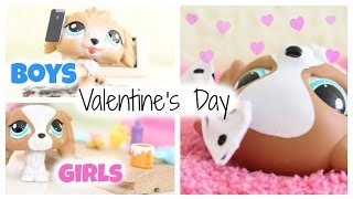 LPS Valentines Day Dates BoysGirls [upl. by Munt]