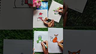 Drawing ideas for kids  art shorts youtubeshorts drawing kidsart [upl. by Aicirtal]