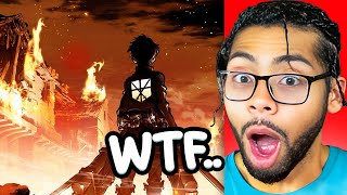 Comedian Reacts to EVERY ATTACK ON TITAN OPENING AND ENDING 19 [upl. by Oicanata]