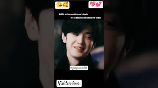 HIDDEN LOVE 💖💖 hiddenlove chenzeyuan cdrama trending zhoulusi [upl. by Anenahs]