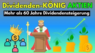 Dividendenkönig AKTIEN  über 60 Jahre Dividendensteigerung 🤑📈 [upl. by Dannica]