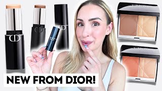 DIOR FOUNDATION amp CONTOUR STICKS 😱 Review amp Swatches  Dior Color amp Glow Diorissimo Diorette [upl. by Lubeck708]