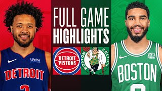 PISTONS at CELTICS  FULL GAME HIGHLIGHTS  December 28 2023 [upl. by Nolyat]