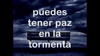 Paz en la tormenta con letra  Rene Carias [upl. by Anitnauq]