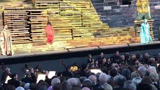 Aida  Terzetto  Anna Pirozzi  Yusif Eyvazov amp Violeta Urmana  Arena di Verona 2018 [upl. by Morgun641]