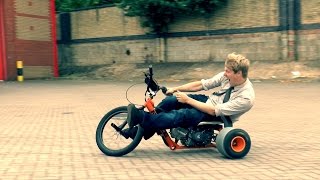 Motorised Drift Trike  FUN [upl. by Ewnihc]