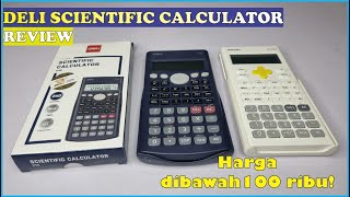 Kalkulator Scientific Murah dan Cara Perawatannya ❗❗Review Deli Calculator❗ review tutorial [upl. by Adi644]