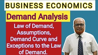 Business Economics I Demand Analysis I Law of Demand I Exceptions to Law of Demand I Khans Commerce [upl. by Ahtekahs697]