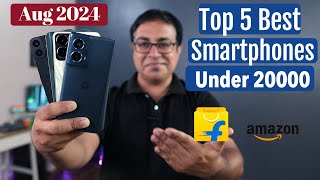 Top 5 Best 5G Phones Under 20000 in August 2024 I गलती मत करना Under 20k [upl. by Bengt642]