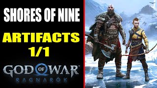 Shores of Nine Artifacts Location  God of War Ragnarök [upl. by Janaya251]