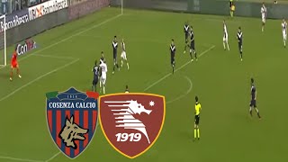 Cosenza vs Salernitana 11 Highlights  Serie B 20242025 [upl. by Nohsar]