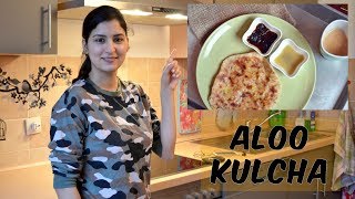 INDISCHES BROT  Aloo Kulcha  Indisch Kochen [upl. by Ennaid]