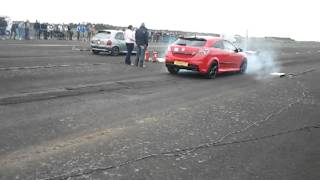 ASTRA VXR VXRACING LAUNCH CONTROL DRAG RACING KIRKBRIDE 31032012 [upl. by Auqinot]