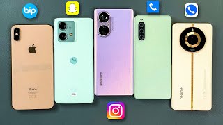 Instagram Snapchat Bip Zangi amp ACR Phone Incoming Calls Moto  Realme  Sony  Blackview  iPhone [upl. by Dacy]