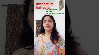 Best natural hair color no ammonianoharmfullchemicals ppdfreeorganic only smooth silky hairshiny [upl. by Ntsyrk461]