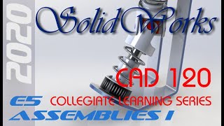 E5 SolidWorks 2020  Assembly Basics 1 Tutorial for Beginners [upl. by Llenehc]