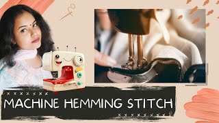 Master the Art of Simple Hemming Stitch Using Sewing Machine A StepbyStep Guide [upl. by Yllatan]