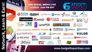 Gadget Repair Expo Social Media LIVE [upl. by Nagah]