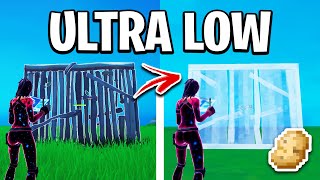 How To Get ULTRA LOW Graphics In Fortnite FPS BOOST [upl. by Kissel]