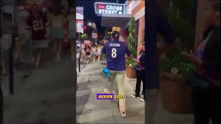 Baltimore Ravens fan beats two people with Washington Commanders jersey [upl. by Aynat]