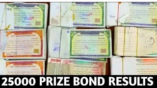 Rs25000 prize bond draw date December 2024 [upl. by Gottuard375]