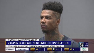 Rapper Blueface gets probation in Las Vegas strip club shooting [upl. by Joann]