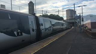 Caledonian Sleeper class 92038 passing Motherwell with Mk5 coaches 1624 [upl. by Feilak]