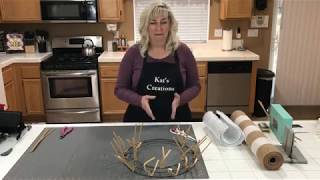 How to Make a DIY Laundry Themed Deco Mesh Wreath Making Tutorial [upl. by Kirad250]