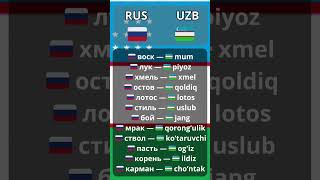 RusUzbek Lugatlar layk va obunani bosing uzbek rus lugat [upl. by Alleda]