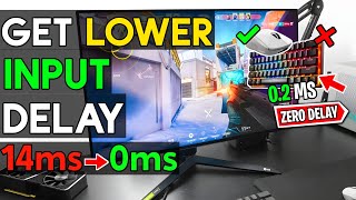 How To Lower INPUT DELAY In All GAMES amp Fix Latency🔧  Get 0 Input Delay 2024 Updated [upl. by Ro483]