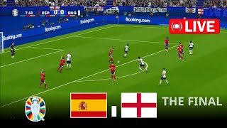 eFootball Pes 21 Gameplay  Spain vs England 21  THE FINAL  UEFA Euro Cup 2024 [upl. by Shauna]